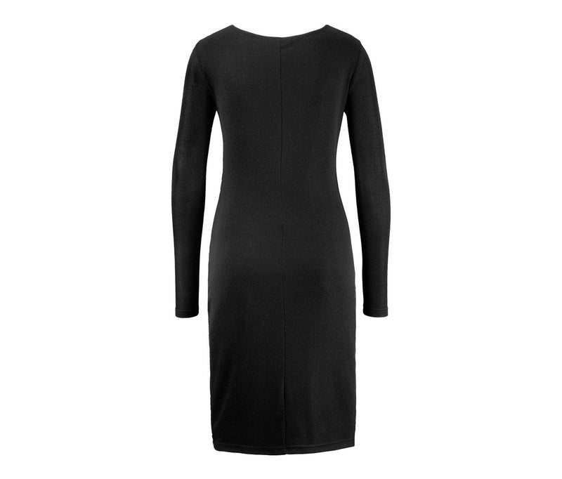 Tchibo Women Plain Midi Dress, Black - Image 4